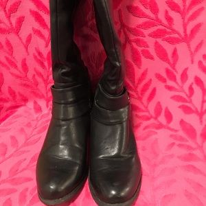 Avenue Black Tall Boots.size 11